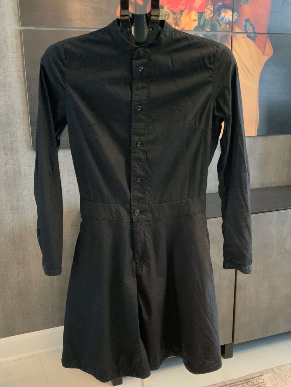 G-Star NavyButton down dress Collar Detail S